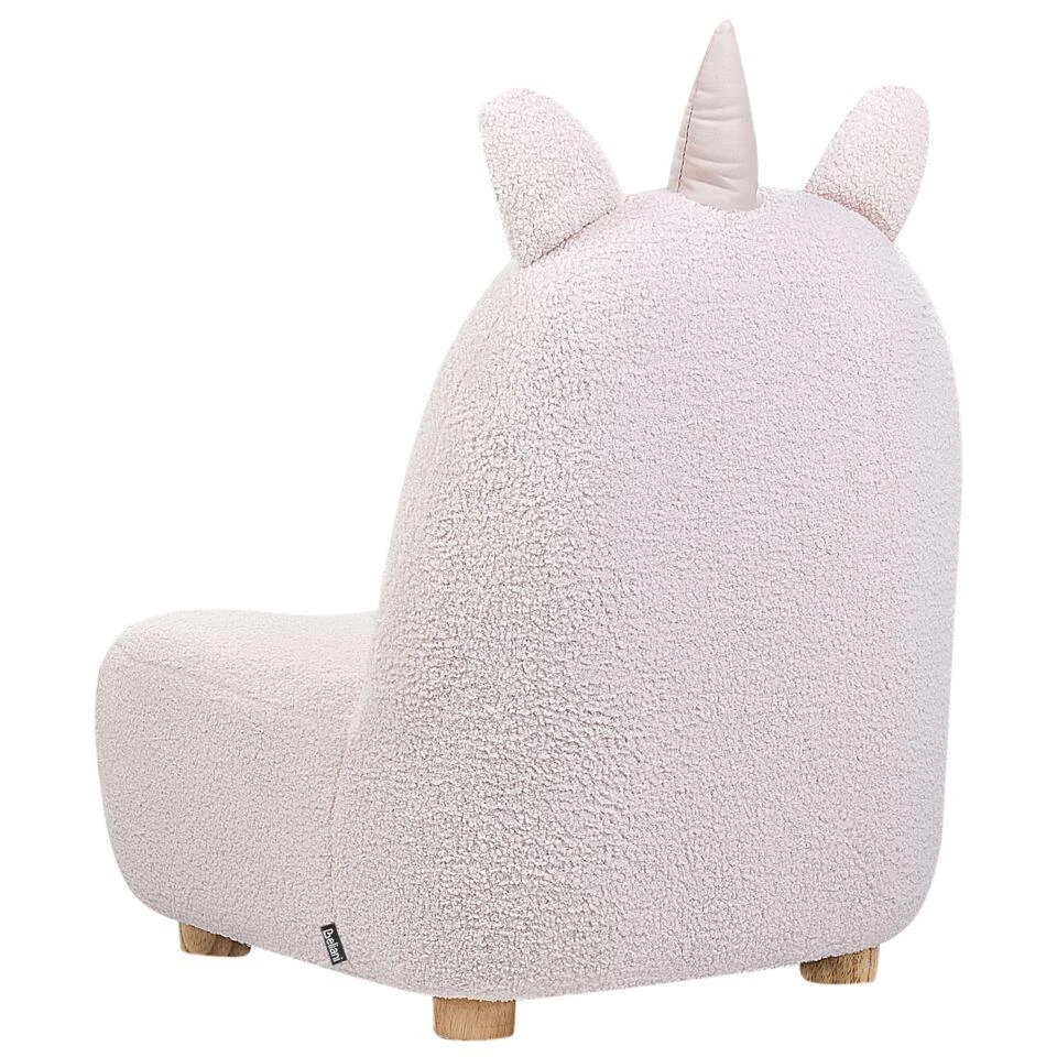 LULEA - Kinderstoel - Roze - Nepbont 9 LULEA - Kinderstoel - Roze - Nepbont - Afbeelding 9