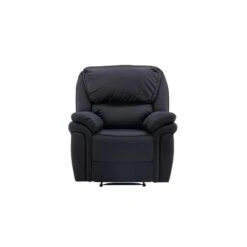 Svea - Kazo Verstelbare Fauteuil - Lederlook - Zwart -Leen Bakker Fauteuils 03b0bf5bfedc4bb2b5ca07df34140b01