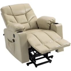 CLP Fauteuil Andover Zwart Frame - Kunstleer - Creme -Leen Bakker Fauteuils 03d9716315ba4fc08c6e13a46e729413