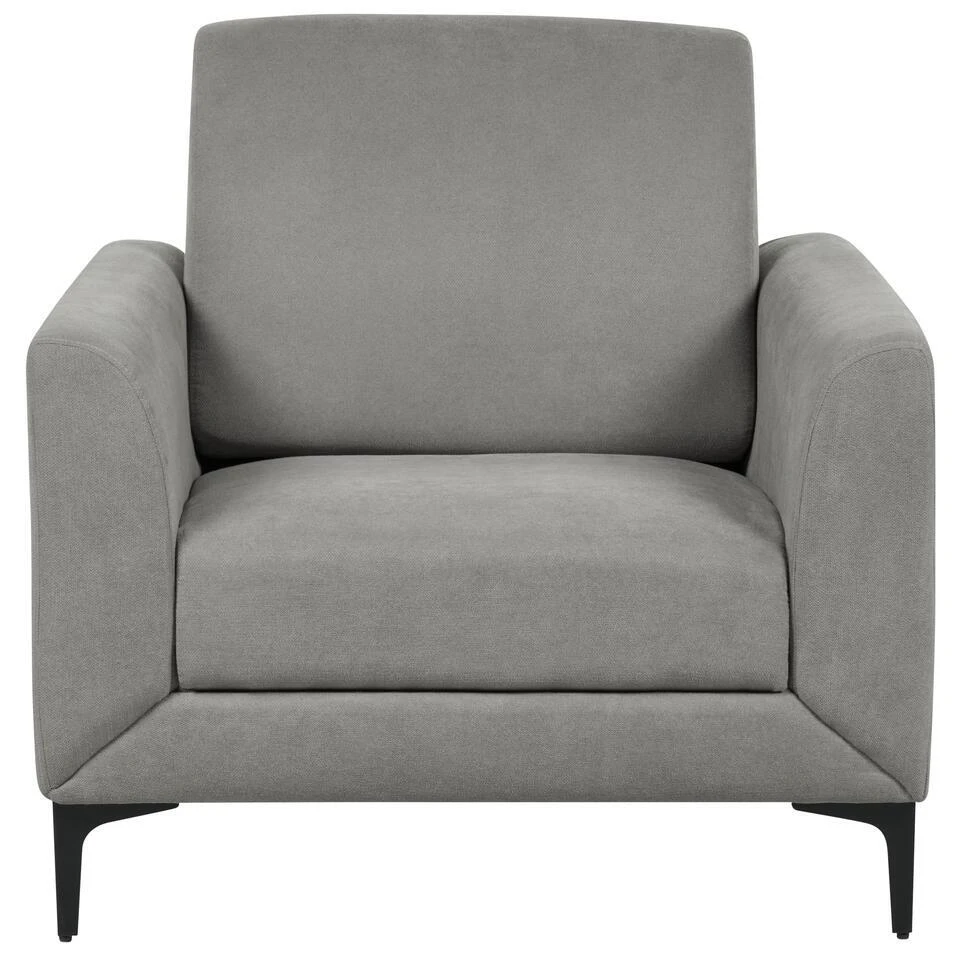 FENES - Fauteuil - Grijs - Stof 5 FENES - Fauteuil - Grijs - Stof - Afbeelding 5