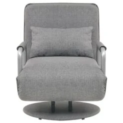 VidaXL Draaistoel En Slaapbank Stof Lichtgrijs 6 VidaXL Draaistoel En Slaapbank Stof Lichtgrijs -Leen Bakker Fauteuils 09299e18bec04b509eb69e34750f357b