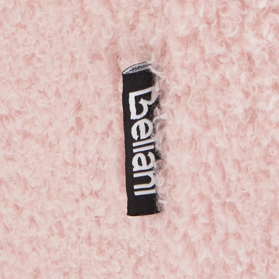 DAVIK - Fauteuil - Pastelroze - Bouclé 9 DAVIK - Fauteuil - Pastelroze - Bouclé - Afbeelding 9