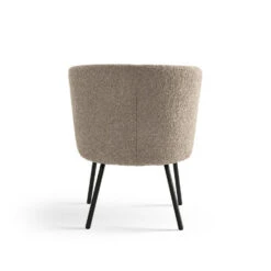 Furnihaus Fauteuil - Cindy - Boucle - Taupe - Stof - Set Van 2 -Leen Bakker Fauteuils 0d425cea34d54248b4c1c8f2503b7393