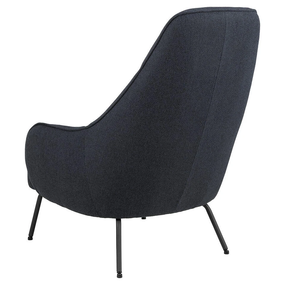 Fauteuil Blauw - Zithoogte 40cm - 73x92x98cm - Bertus 8 Fauteuil Blauw - Zithoogte 40cm - 73x92x98cm - Bertus - Afbeelding 8