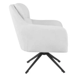 Fauteuil Draaibaar - Stof Beige - 75x70x85cm - Matthias 8 Fauteuil Draaibaar - Stof Beige - 75x70x85cm - Matthias -Leen Bakker Fauteuils 0e973bd4260041608e41d71649cd6ad5