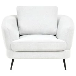 KJAER - Fauteuil - Gebroken Wit - Polyester -Leen Bakker Fauteuils 0fa381f169204a6695d2fc846ceb85d1
