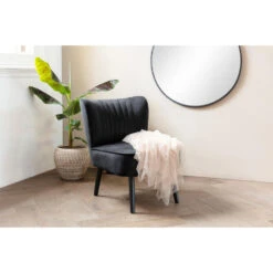 Lifa Living Stoel Sofia, Zwart -Leen Bakker Fauteuils 1000014202 0102