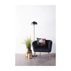 Giga Meubel Fauteuil Velvet Zwart - Amy -Leen Bakker Fauteuils 1000027534 0103