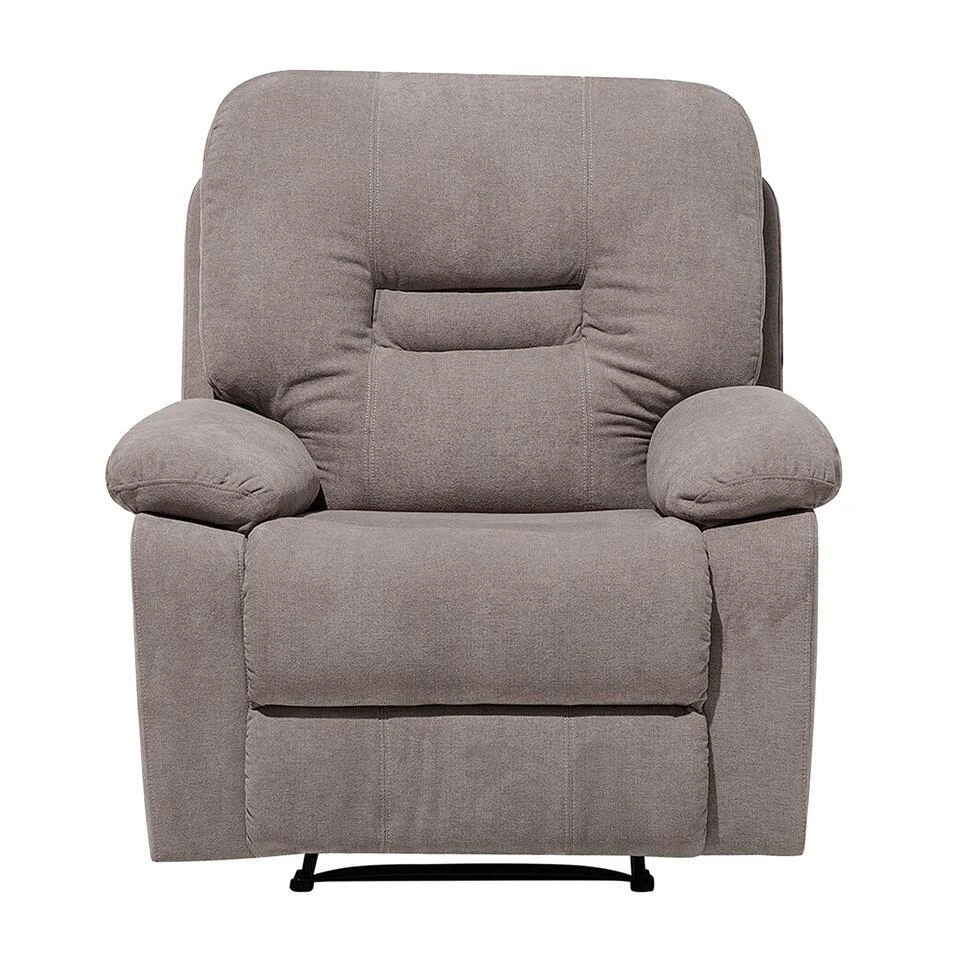 Beliani Fauteuil BERGEN - Beige Polyester 1 Beliani Fauteuil BERGEN - Beige Polyester