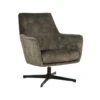 LABEL51 Fauteuil Toby Hunter Velours
