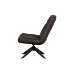 WOOOD Skyler Draaifauteuil - Kunstleer - Zwart - 94x67x85 7 WOOOD Skyler Draaifauteuil - Kunstleer - Zwart - 94x67x85 -Leen Bakker Fauteuils 1000031095 0103