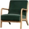 WOOOD Mark Fauteuil - Velvet - Flesgroen - 75x67x82