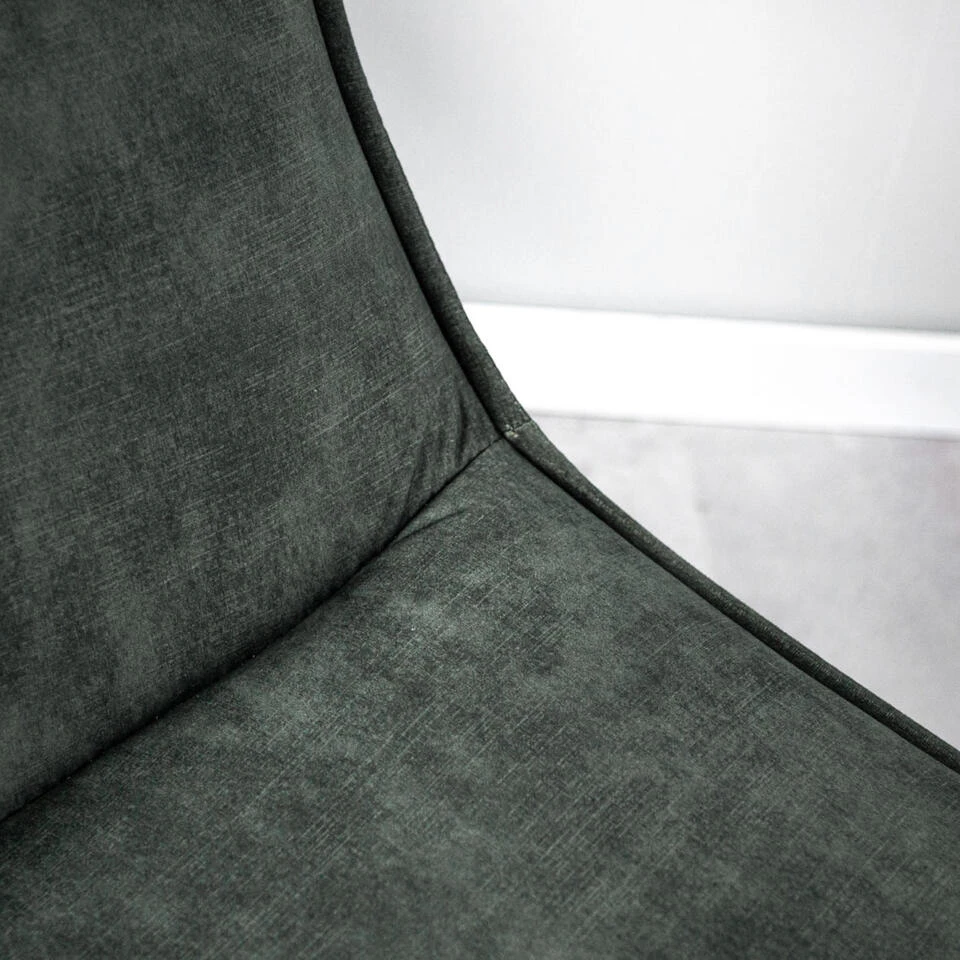 Fauteuil Lowen Velvet Groen - Stof - Groen 4 Fauteuil Lowen Velvet Groen - Stof - Groen - Afbeelding 4