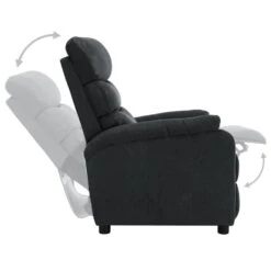 VidaXL Fauteuil Elektrisch Verstelbaar Stof Donkergrijs 7 VidaXL Fauteuil Elektrisch Verstelbaar Stof Donkergrijs -Leen Bakker Fauteuils 1000041986 0103