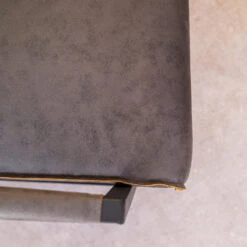 Industriële Leren Fauteuil Antraciet Tiger - Leder - Grijs -Leen Bakker Fauteuils 1000041989 0103