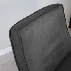 Industriële Fauteuil Antraciet Lowen Eco Leer - Leder - Grijs -Leen Bakker Fauteuils 1000042008 0103