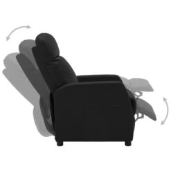 VidaXL Fauteuil Elektrisch Verstelbaar Kunstleer Zwart -Leen Bakker Fauteuils 1000042016 0102