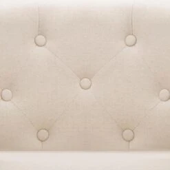 VidaXL Fauteuil Stof Beige -Leen Bakker Fauteuils 1000043951 0102