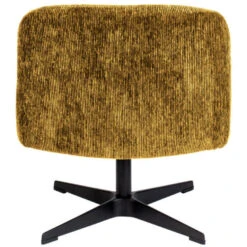 Giga Meubel Fauteuil Ribstof Oker - 71x65x72,5cm - Stoel Belmond -Leen Bakker Fauteuils 1000068566 0102