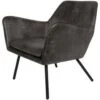 Puur Berg Fauteuil PU-leer - Lederlook - Grijs