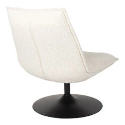Rein Living Jax Fauteuil - Bouclé - Gebroken Wit -Leen Bakker Fauteuils 1000086631 0104