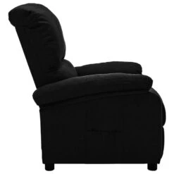 VidaXL Fauteuil Verstelbaar Elektrisch Stof Zwart -Leen Bakker Fauteuils 1000094066 0102