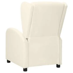 VidaXL Fauteuil Elektrisch Verstelbaar Kunstleer Crèmekleurig -Leen Bakker Fauteuils 1000094069 0103