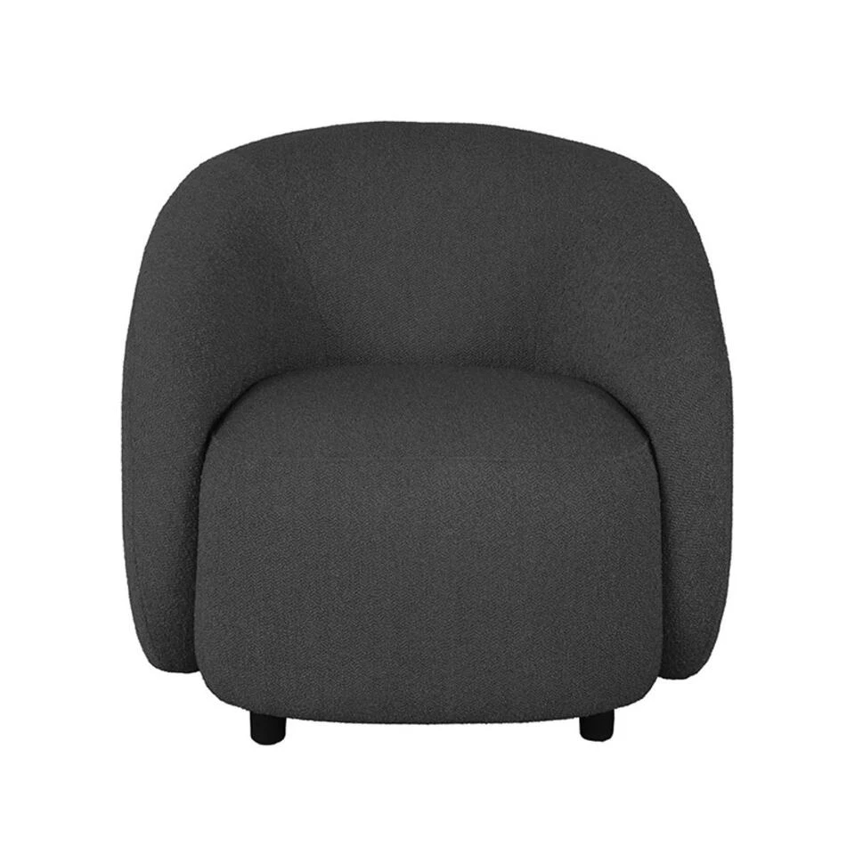 LABEL51 Bank Alby - Antraciet - Boucle - 1 Zits 2 LABEL51 Bank Alby - Antraciet - Boucle - 1 Zits - Afbeelding 2