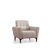 Arabic House Fauteuil Beige Stof - Zithoogte 43cm - 90x95x77cm - Hamlet - Giga