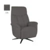 LABEL51 Fauteuil Oslo - Antraciet - Cosmo - Elektrisch - 87x79x112 Cm