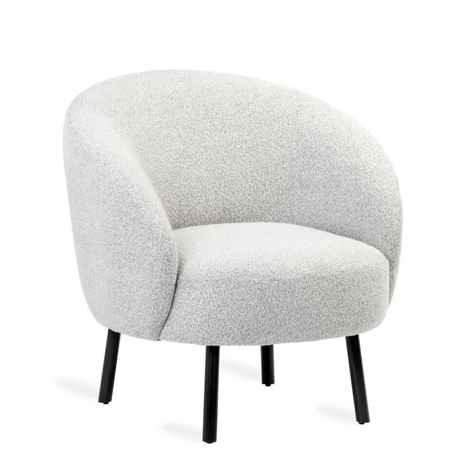 Fauteuil Ted - Bouclé Naturel 1 Fauteuil Ted - Bouclé Naturel