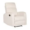 VERDAL - Relaxfauteuil Handmatig - Wit - Fluweel