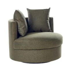 DALBY - Fauteuil - Groen - Stof