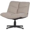 WOOOD Vinny Draaifauteuil - Bouclé - Zand - 80x75x75