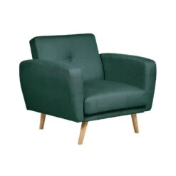 FLORLI - Fauteuil - Groen - Polyester