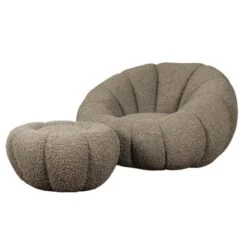 DS4U - Olivia DLX Fauteuil Teddy - Groen