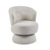 Draaifauteuil Beige Stof - 65x64x79cm - Zithoogte 45cm - Moïse