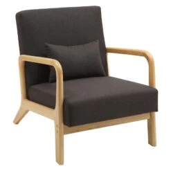 CLP Fauteuil Hibbing Natura Frame - Hout - Bruin