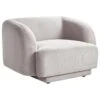 SKJANES - Fauteuil - Lichtgrijs - Polyester
