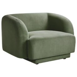 SKJANES - Fauteuil - Groen - Polyester