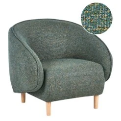 UMEA - Fauteuil - Groen - Polyester
