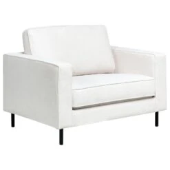 SAVALEN - Fauteuil - Off-white - Stof