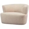 WOOOD Boris Fauteuil - Polyester - Warm Zand - 70x103x80