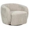 TORE - Draaifauteuil - Beige - Polyester