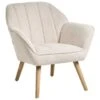 TORUD - Fauteuil - Lichtbeige - Stof