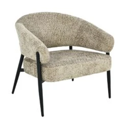 Livingfurn - Fauteuil Dilan Venga Liver - 72.5x73x75cm