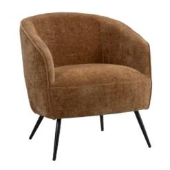 Fauteuil Carlton - Stof - Bruin