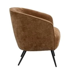 Fauteuil Carlton - Stof - Bruin -Leen Bakker Fauteuils 10201251 8000