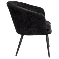 Fauteuil Cloe - Stof - Zwart 8 Fauteuil Cloe - Stof - Zwart -Leen Bakker Fauteuils 10201254 8000