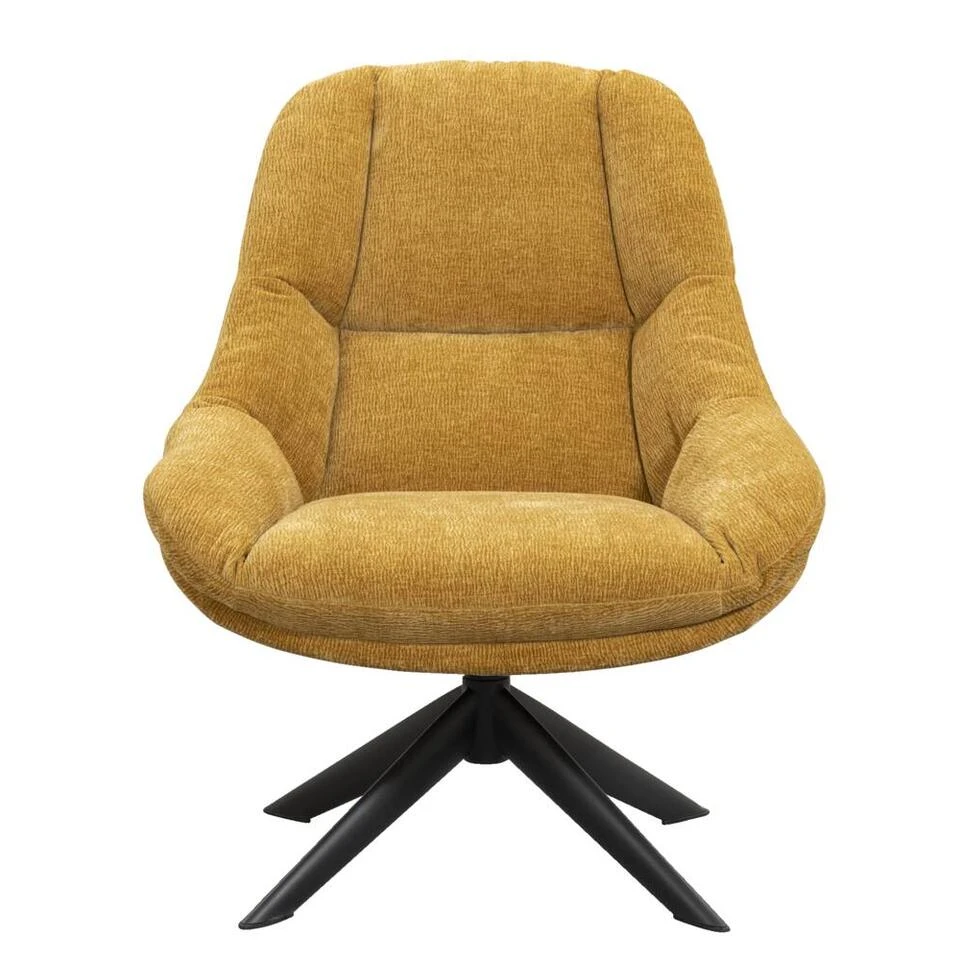 Fauteuil Lynn - Oker 2 Fauteuil Lynn - Oker - Afbeelding 2